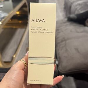 AHAVA Time to Clear Mud Mask in Cream Packaging